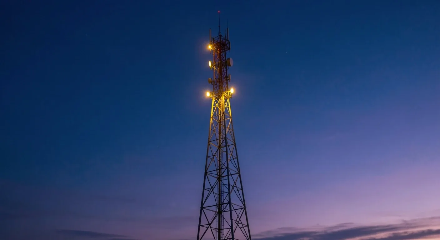 夕暮れの電波塔